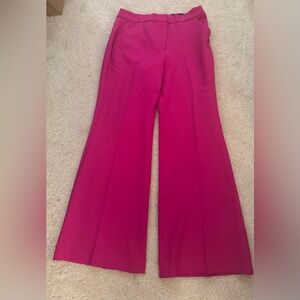 NWT Hot Pink Express Editor Flare Trouser High Rise. 8S (petite)
